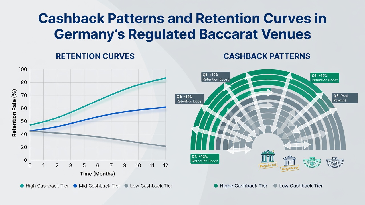 Grafik zu Cashback-Mustern und Spielerbindungsverläufen in deutschen Baccarat-Venues