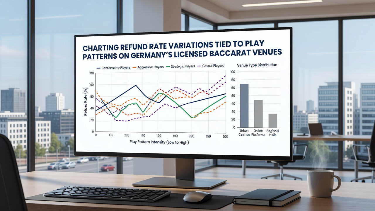 Grafik mit Spielmustern und korrespondierenden Rückerstattungsraten aus deutschen Baccarat-Venues