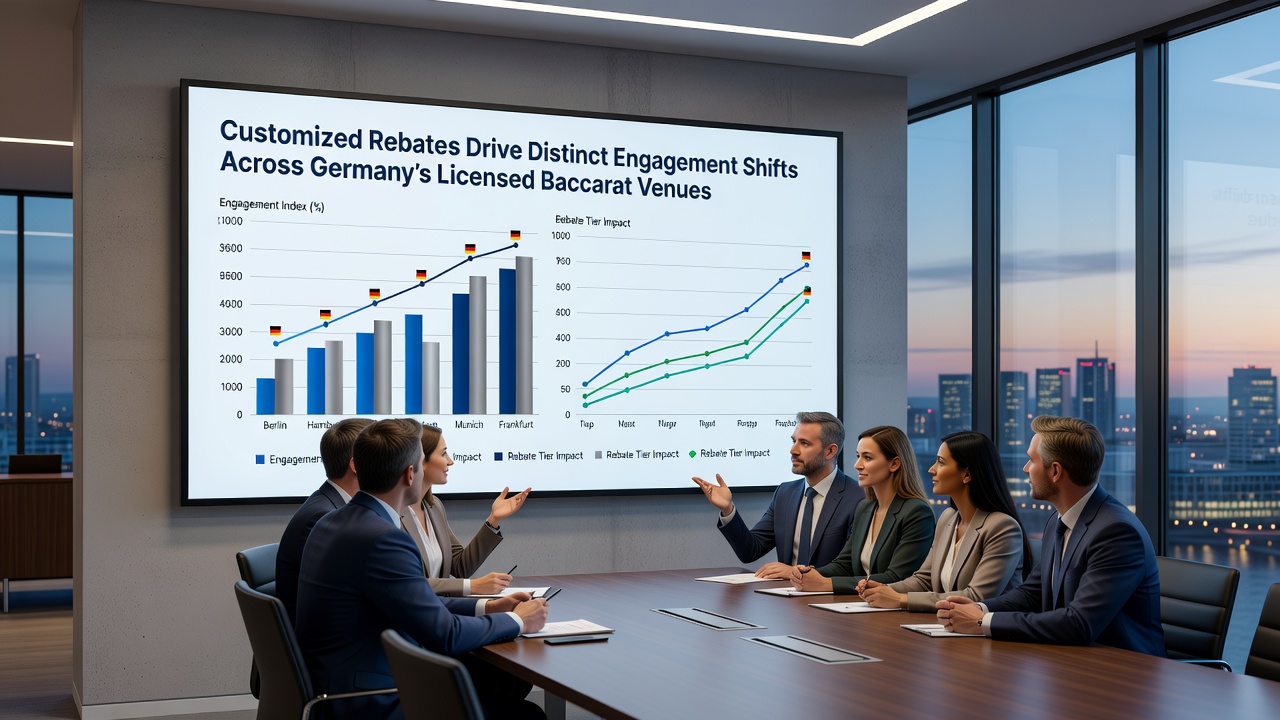 Datenvisualisierung zu Engagementkurven und Rabatteinlösungen in deutschen Baccarat-Venues