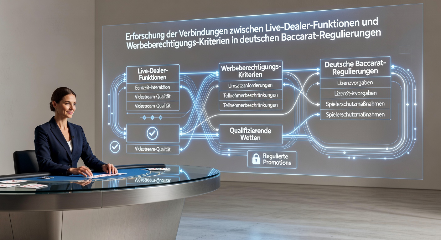 Live-Dealer-Tisch in einem regulierten deutschen Online-Casino mit Fokus auf Baccarat und Werbeangebote