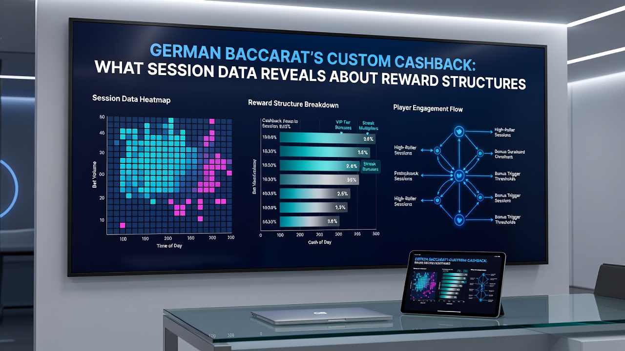 Visualisierung von Sitzungsdaten und Cashback-Strukturen in deutschen Baccarat-Sessions