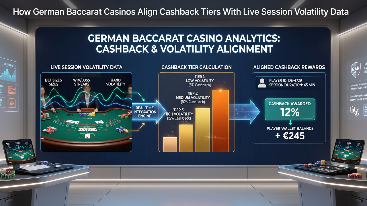 Diagramm zeigt die Verbindung zwischen Cashback-Stufen und Volatilitätsmustern in deutschen Baccarat-Sessions